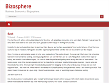 Tablet Screenshot of bizosphere.com